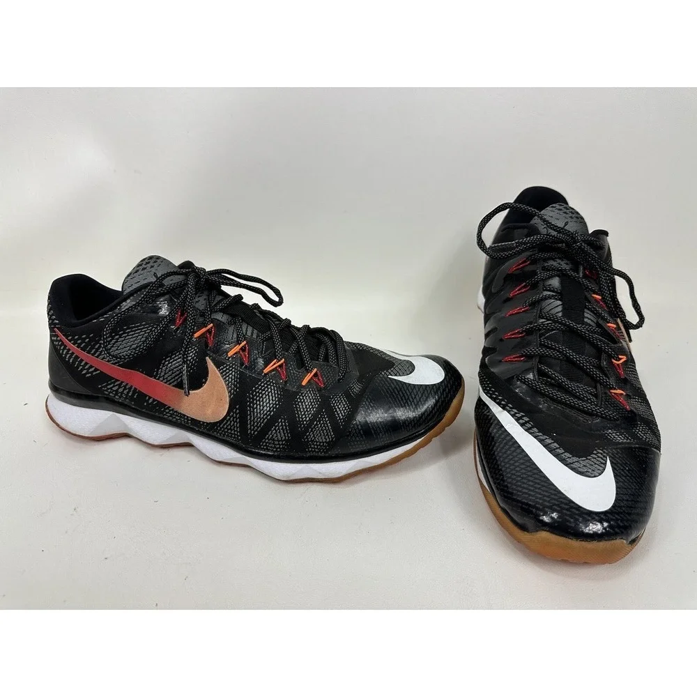 Nike CJ3 Flyweave Trainer Georgia Peach Sneaker  Men's Shoes‎ Size 14 725231-081
